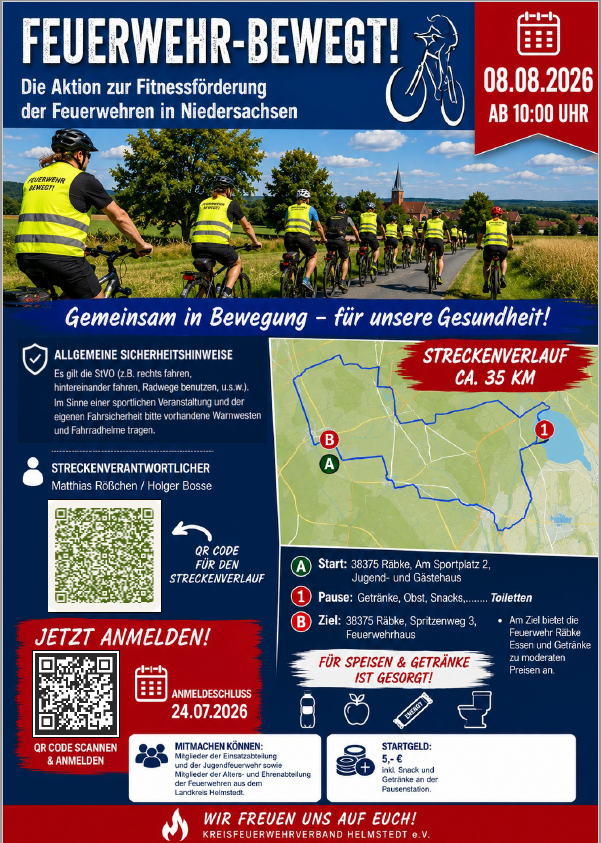 Einladung für Feuerwehr bewegt 2026